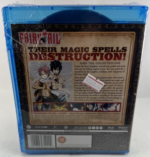 Fairy Tail: Collection 1 - New & Sealed Blu-ray Box Set - CELLOPHANE TORN - Bild 2 von 3