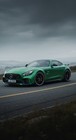 Green Mercedes-AMG GT super car poster A3 size 29.7x42cm Semi-Gloss poster only