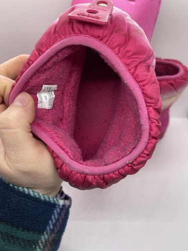 Stivali corti Crocs Classic donna 10 Neo Puff rosa caramella - Foto 5 di 13