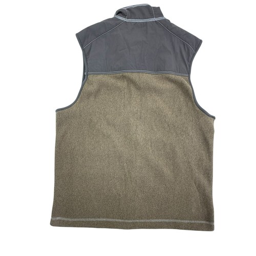 NEW GH Bass Co Arctic Terrain Fleece Vest Men Medium Green Brown Trail Therm - Picture 3 of 8