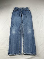 Vintage Levis 501 Jeans Mens 24X28 70s Blue Denim Button Fly Made USA 80s