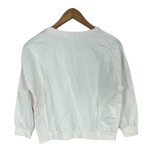 Joah Love Bowie Summer Sweatshirt GIRLS SIZE 8 Crewneck White Pink Embroidered - Picture 4 of 4