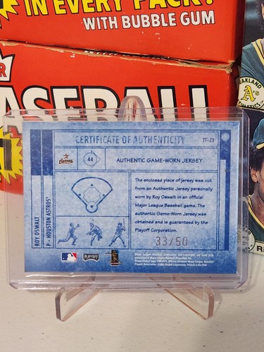 Roy Oswalt 2003 Absolute Tools Of The Trade GAME USED JERSEY /50 Houston Astros - Picture 2 of 6