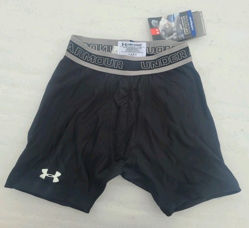 Boys Under Armour Compression Coldgear Shorts Large 1003527 (A32) - Picture 1 of 12