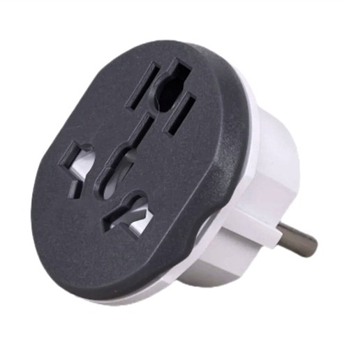 16A Universal EU Travel Adapter Euro Converter UK US AU To EU AC Power Socket - Afbeelding 7 van 10