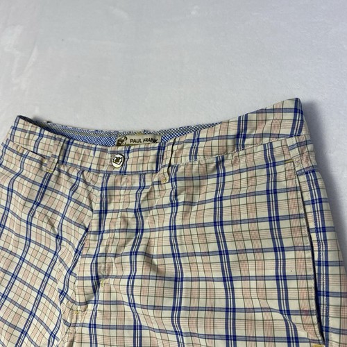 Paul Frank pantaloncino uomo reparto primavera a quadri vintage Y2K 34 - Foto 3 di 8