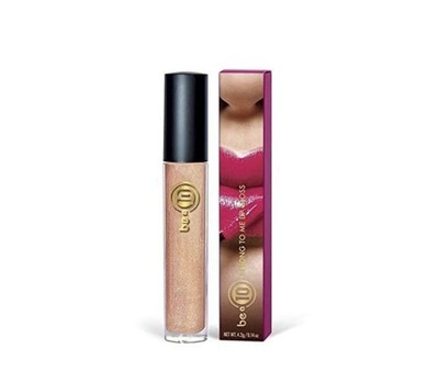 2 PACK Be a 10 Belong to Me Lip Gloss Be Fearless Rose Gold Color BNIB FS .14 oz