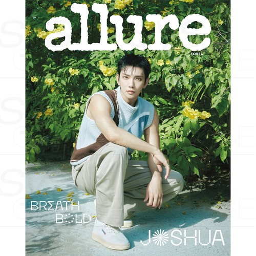 SEVENTEEN JOSHUA allure KOREA Magazine 2025 August issue JOSHUA Coverman + TR# - Picture 8 of 9