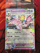 Pokemon TCG Espeon ex - 034/131 (Prismatic Evolutions Stamp) Promo Card SEALED