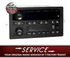 Remanufacture SERVICE for 2005-2009 Chevy GMC Truck Radio AM FM CD Player