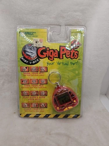 Tiger Electronics GIGA Pets Jurassic Park Lost World Baby T-Rex Pet NEW 1997