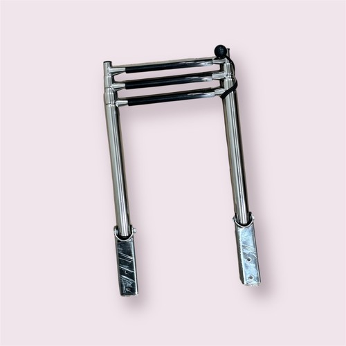 Amarine Made Boat Ladder, 3 Step Stainless Steel Telescoping Boat Ladder Swim - Picture 4 of 6