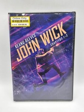 John Wick Chapter 1-3 DVD 1 2 3 Trilogy Movie Set Keanu Reeves Parabellum NEW