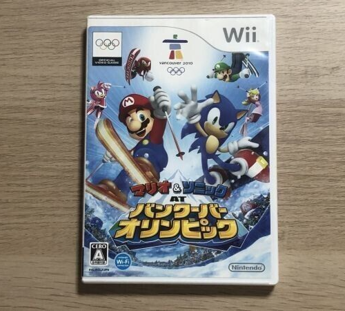 Mario & Sonic at Vancouver Olympics The Olympic Winter Games Nintendo Wii Japan - Picture 1 of 4