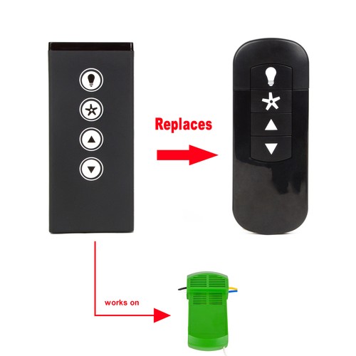 Replacement Remote for Hunter Ceiling Fan Handheld Remote Control K6266-02 - Picture 1 of 3