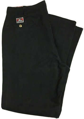 Ben Davis Black Chino Pants 38x32 Standard Regular