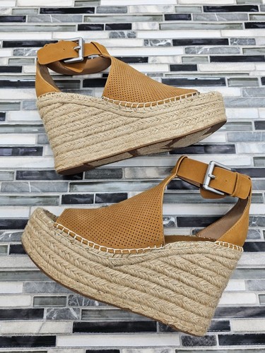 Marc Fisher Mlannie Platform Espadrille Women's Wedge Sandal Size 8 - Picture 2 of 10