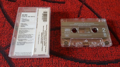AC / DC ** Flick Of The Switch ** RARE Germany REISSUE CASSETTE - Picture 2 of 3