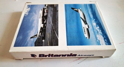 BRITANNIA Airways Playing Cards Sealed Double Deck Boeing 767 - Picture 2 of 2