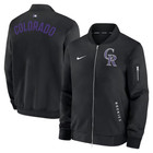 Colorado Rockies Nike Authentic Collection Dugout Full-Zip Bomber Jacket Mlb New
