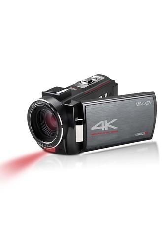 Minolta MN4K25NV 4K Ultra HD Camcorder w/ SD Card Black - Picture 2 of 2