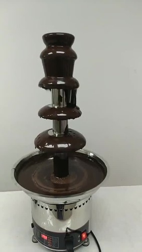 4 Tiers Fondue Wedding Birthday Heating Chocolate Fountain Machine Celebration - Video 1 of 1
