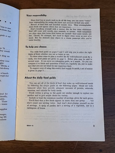 6 Vtg Cookbooks Meal Plng Guides for Diabetics: ‘38, ‘50, ‘52, ‘55, ‘58 Reduced - Picture 7 of 11