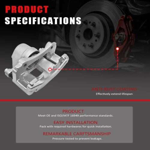 2x Rear Left Right Calipers for Toyota Celica 2000 2001-2005 Corolla 2003-2006 - Picture 7 of 12