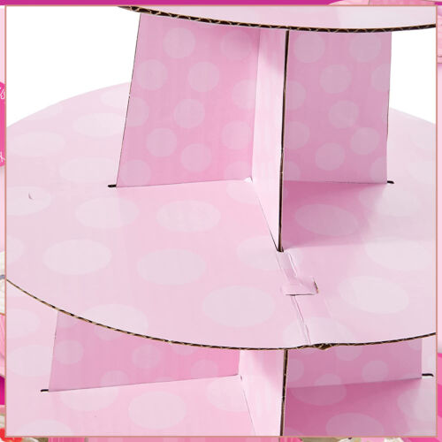 1/2/3 Tier Round Cupcake Stand Decoration Wedding Birthday Baby Shower Party - Picture 20 of 31