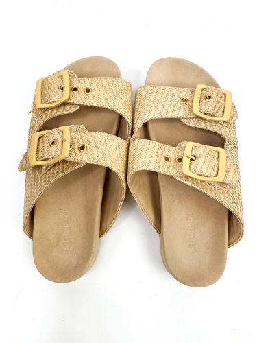 SERPUI Natasha Bun Straw Sandal Size 6 - Picture 1 of 5