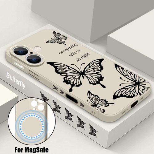 Magnetic Case For iPhone 16 15 Pro Max 14 13 12 11 ShockProof Butterfly Cover - Bild 15 von 18