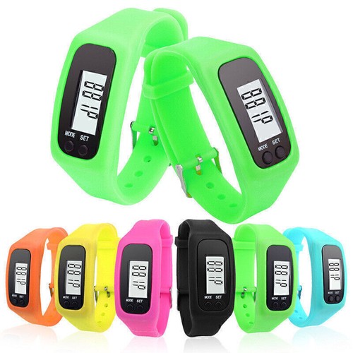 Portable LCD Run Step Calorie Counter Speed Distance Watch Bracelet Pedometer - Picture 4 of 22