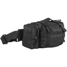FoxTactical Compartment MOLLE Modular Adjustable Strap Deployment Bag Black