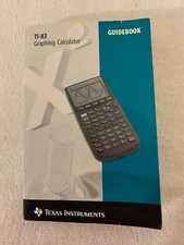 Texas Instruments Graphing Calculator TI-83 Guidebook 1996 1st Edition 1st Print