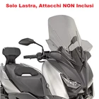 GIVI Smoke Windshield Without Attachments for Yamaha X-Max 125-300-400 2017-2022