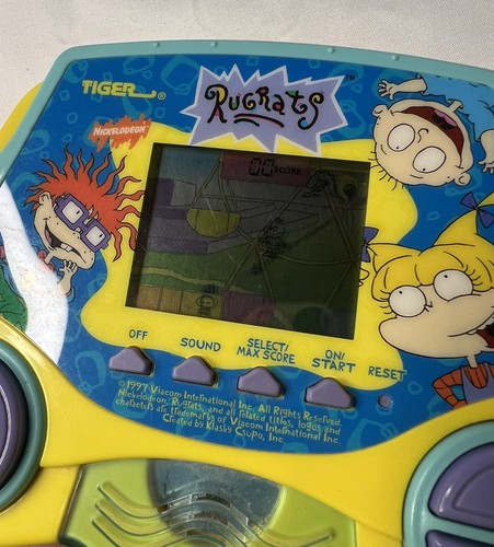 Vintage Tiger Electronics Rugrats Handheld Game 1997 Tested Works - Picture 2 of 7