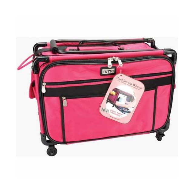 Tutto Machine On Wheels Case 21 X13-1//4 X12-Pink