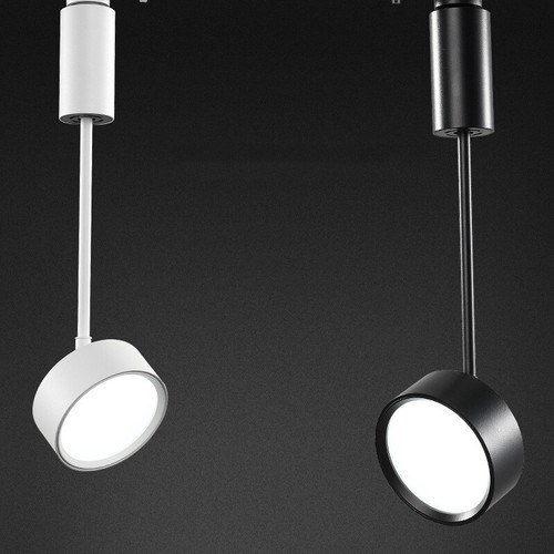 Lámpara de techo de riel LED 12W de 2 líneas con lámpara de riel foco giratorio de varilla larga - Imagen 8 de 23