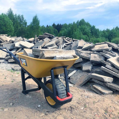 Carriola manuale vasca in acciaio 100lt 500kg serie K Cat - Caterpillar K22-000 - Foto 11 di 13