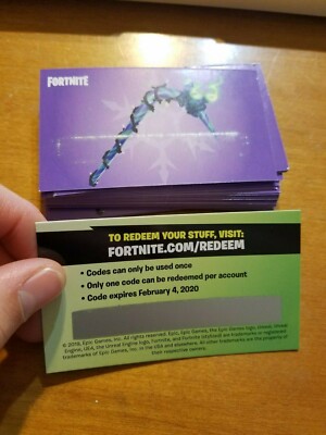 Fortnite Merry Mint Axe Pickaxe Unused Code BRAND NEW In ... - 300 x 400 jpeg 22kB