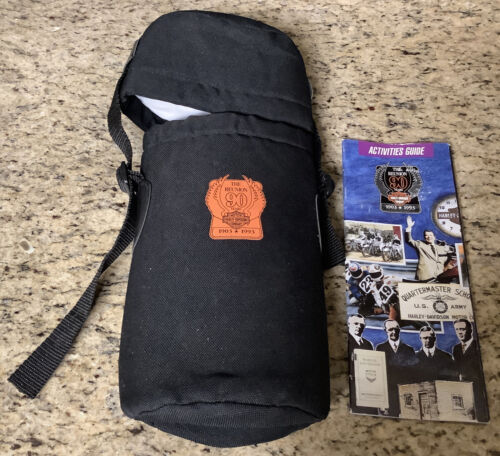 ‘93 Harley Davidson 90th Anniversary Insulated Cooler Bag & Souvenir Kit & Map - Picture 5 of 8