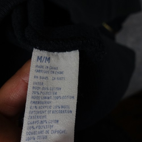 American Eagle Jacket Mens Medium Black Detachable Vest Lining Coat Grungy Y2K - Picture 13 of 18