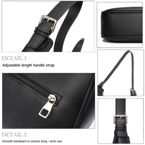 Small Shoulder Bags Purses Women Retro Classic Clutch Tote Purse & Cute Handbag - Picture 2 of 6