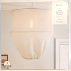 Dunelm Polly Lamp Shade H33cm x  D35cm White NEW in Box Polyester Light