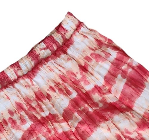 Falda midi arrugada Dressbarn talla 1X escoba forrada elástica fluida. - Imagen 3 de 6
