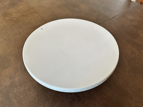 Nora Fleming RETIRED C6 Pearl Dot 12” Stoneware Pedestal Cake Stand - No Box - Picture 3 of 4