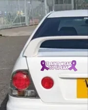 It Ain't Weak To Speak Mental Health Awareness Vinyl Decal Sticker Car Van   Jdm