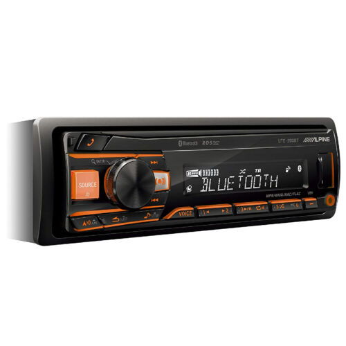 1 ALPINE UTE-200BT UTE200BT car Radio 1 din Digital Media Récepteur mp3 Wma Aac - Photo 1/6