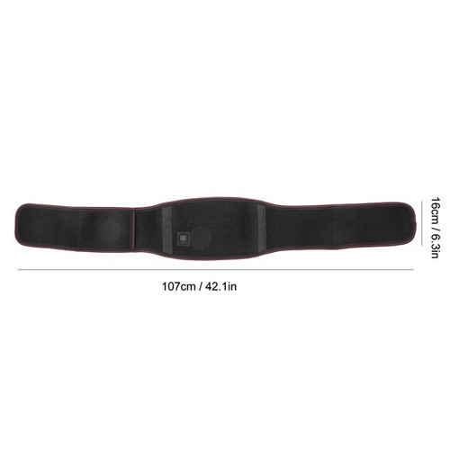 Ceinture chauffante dorsale coussin chauffant taille/Dos support lombaire - Imagen 5 de 7