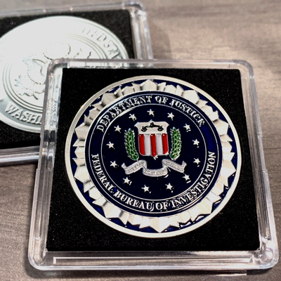 FBI チャレンジコインセット(連邦捜査局) FBI チャレンジコインセット(連邦捜査局) （FBI Challenge Coin